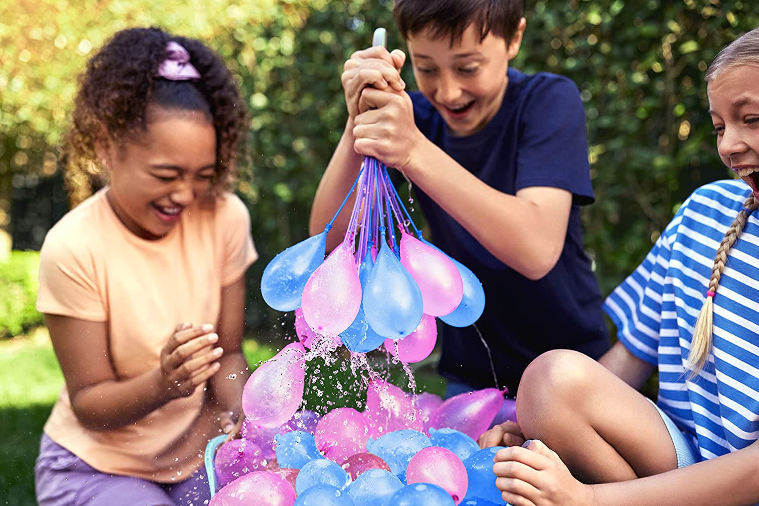 Tropical Party Rapid-Filling Water Balloons (330+ Balloons) - Perfect Fun for Kids, Teens, and Adults!