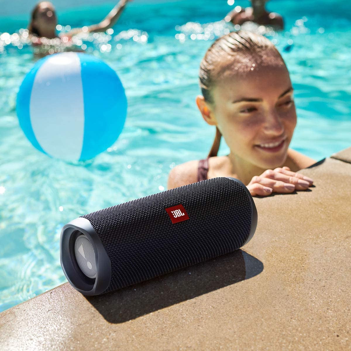 Flip 5: Portable Wireless Bluetooth Speaker, IPX7 Waterproof - Green